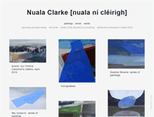 Tablet Screenshot of nualaclarke.com